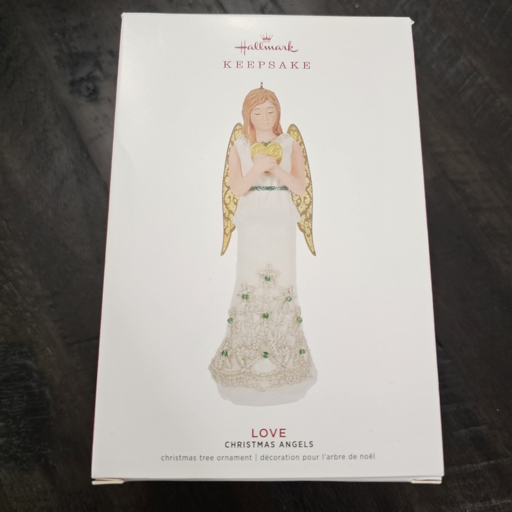 ✨ New 2019 Hallmark Keepsake "Love" Christmas Angels Series #2 Ornament